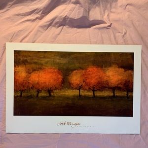 Red Trees II by Seth Winegar, Art Print “27 x 18”